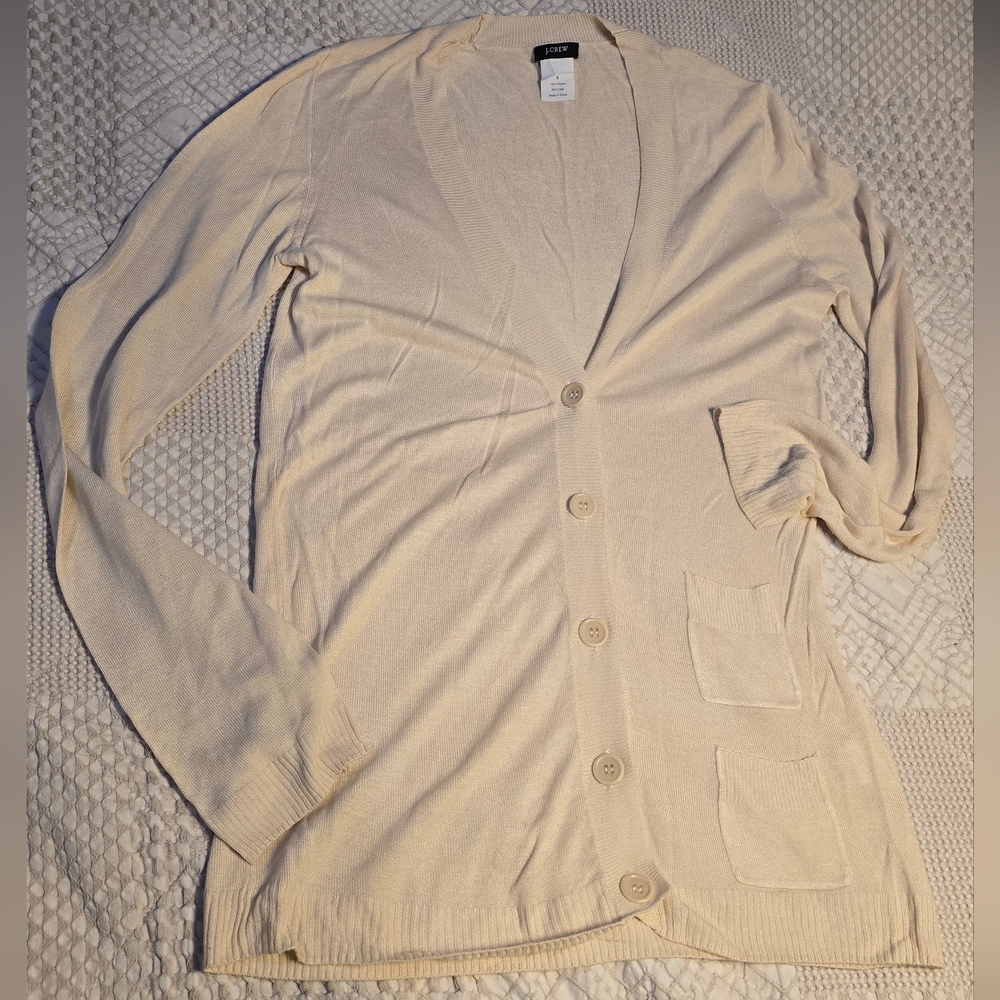J. Crew Light Tan Knit Sweater